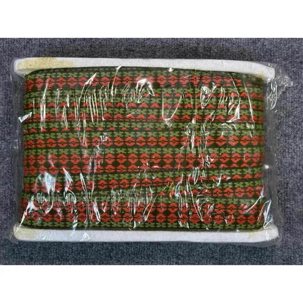 VTG Retro Green Light Green Orange Fringe Trim 36 Yards By Conso Trimmings‎ NOS